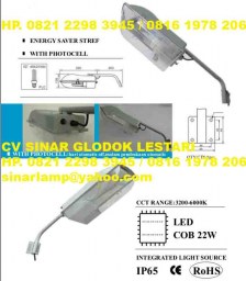 Kap Lampu PJU + Photocell Sensor Cahaya